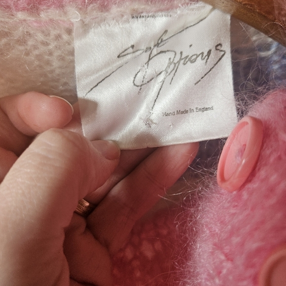 Vintage Colorful Knit Sweater Mohair - Picture 3 of 5